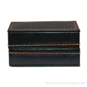 Exquisite Workmanship Custom Made Gift Box PU Leather Packaging Box For Cufflinks